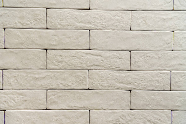 белая кирпичная стена текстурированный фон поверхности, вид сверху