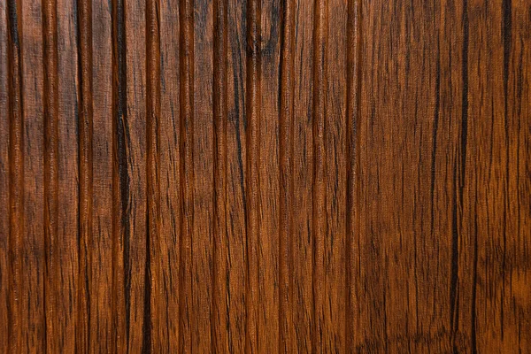 Background Brown Laminated Plastic Wood Imitation Top View — Stock Photo, Image