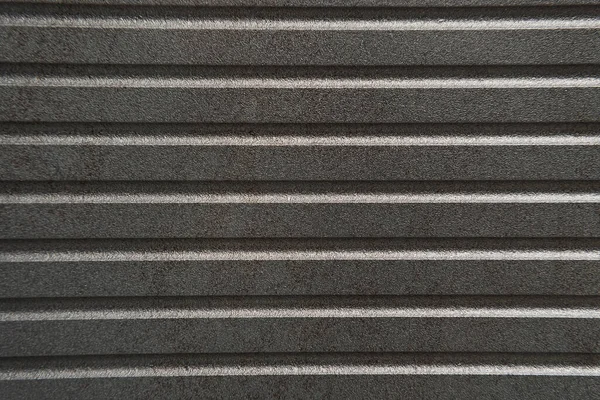 Background Dark Grey Metallic Siding Top View — Stock Photo, Image