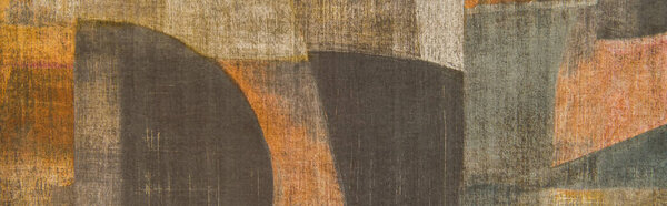 фон обоев с абстрактными геометрическими фигурами в пастельных тонах, вид сверху, баннер