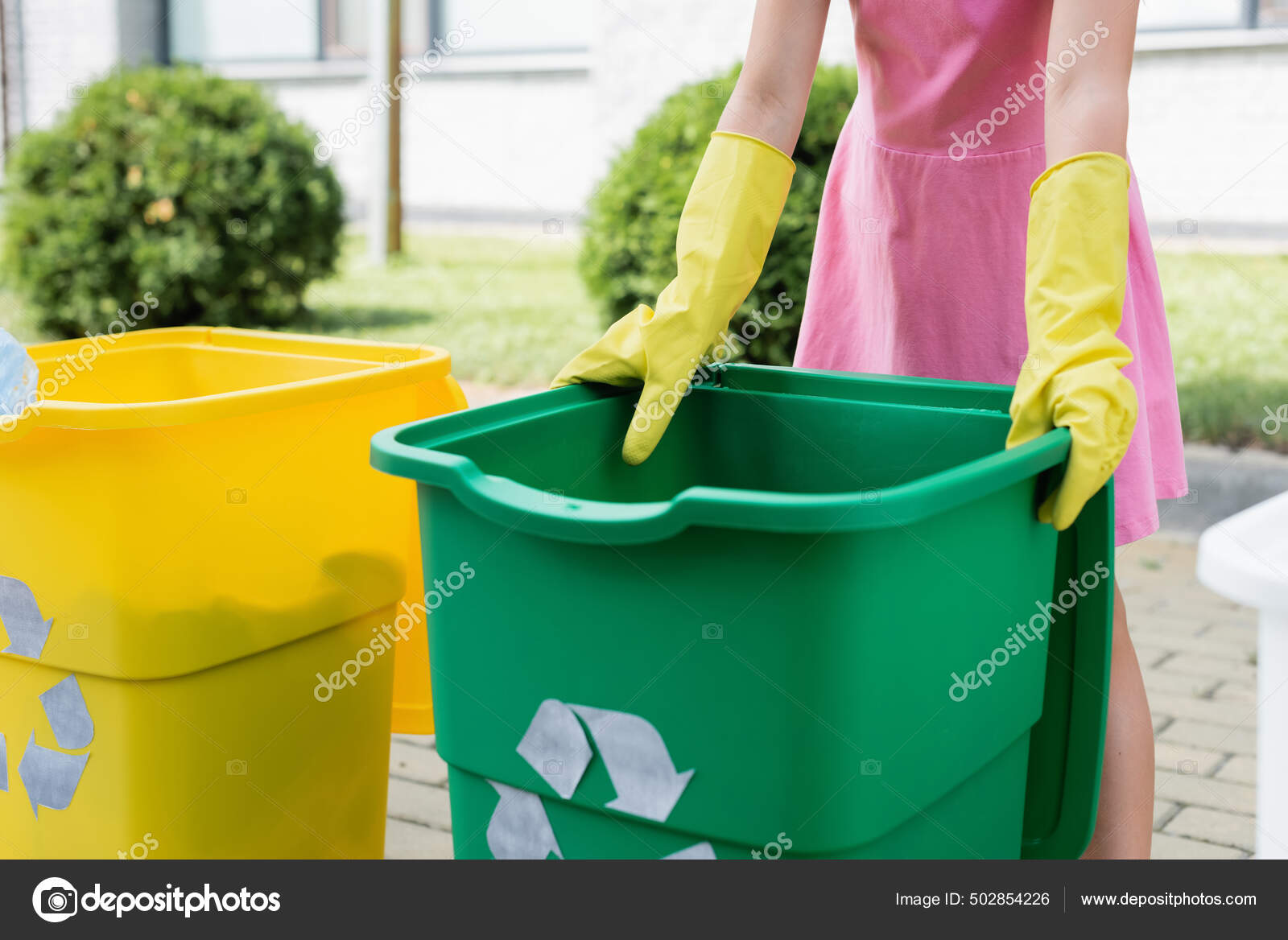 Sign Recycle Gloves Only