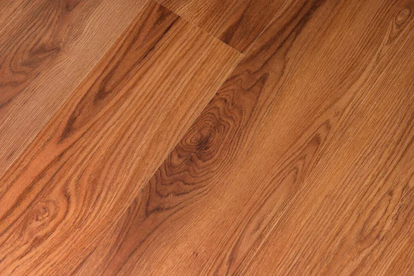 Fundo de marrom brilhante, piso de madeira, vista superior — Fotografia de Stock
