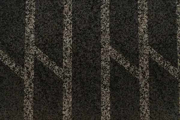 Fondo de granito negro, con patrón geométrico abstracto, vista superior - foto de stock