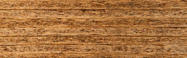 Background of stacked, pressed wood sheets, banner — Stock Photo