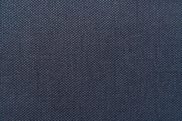 Sfondo di blu scuro, superficie strutturata, con imitazione di sacco, vista dall'alto — Foto stock
