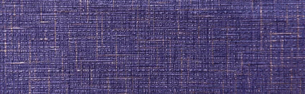 Bright blue, textured background, with sackcloth imitation, top view, banner — Stock Photo