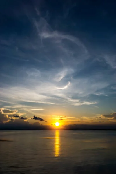 Seascape Sunset Sky Soft Cloud Cestování Thajsku — Stock fotografie