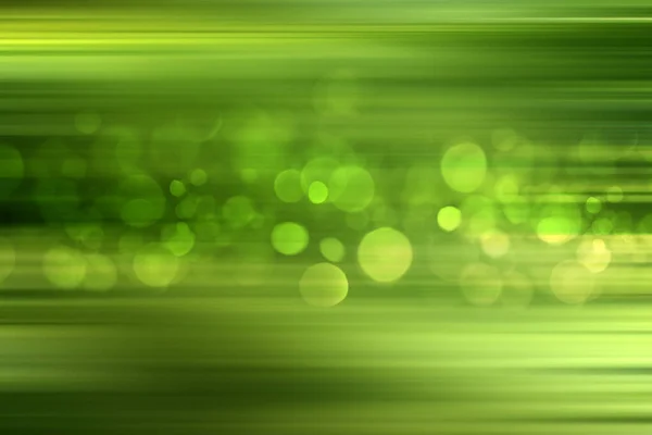 Movimento Sfondo Luce Verde Con Luce Bokhe — Foto Stock