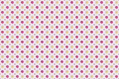 Beyaz arkaplanda nilüfer çiçeğinin desenli resmi.