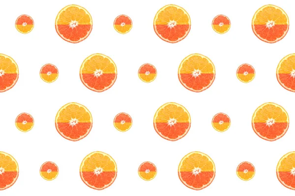 Immagine Del Modello Frutta Fresca Arancione Sfondo Bianco — Foto Stock