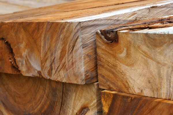 La superficie de la madera utilizada para construir muebles . — Foto de Stock