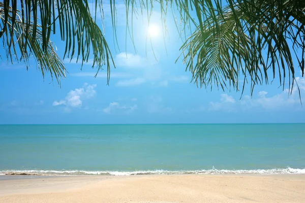 Blue sea and sand beaches, Thailand — Stock Photo, Image