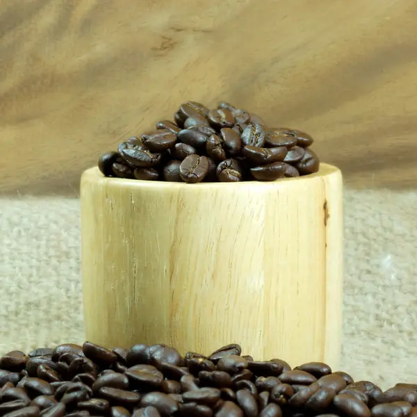 Geröstete Kaffeebohnen — Stockfoto