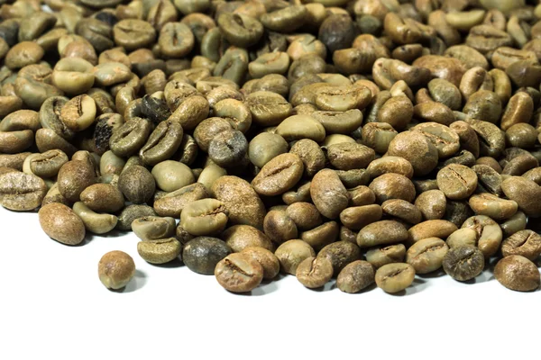 Surowe ziarna kawy — Zdjęcie stockowe