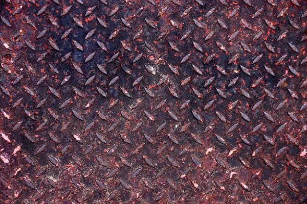 Röd rostfritt stål yta — Stockfoto