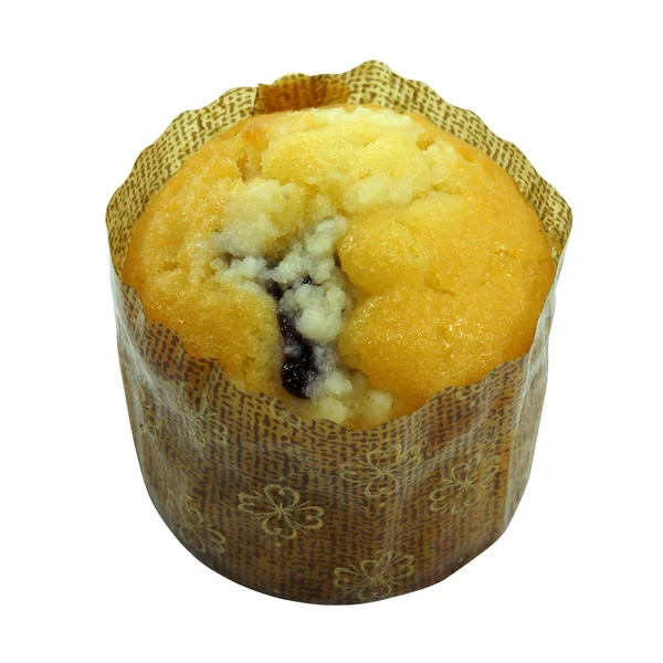Blueberry muffins op witte achtergrond — Stockfoto