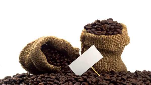 Coffee Beans in a Bag — Stock Photo, Image