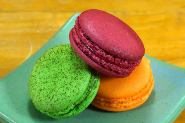 Traditional french colorful macarons — Stock Photo, Image