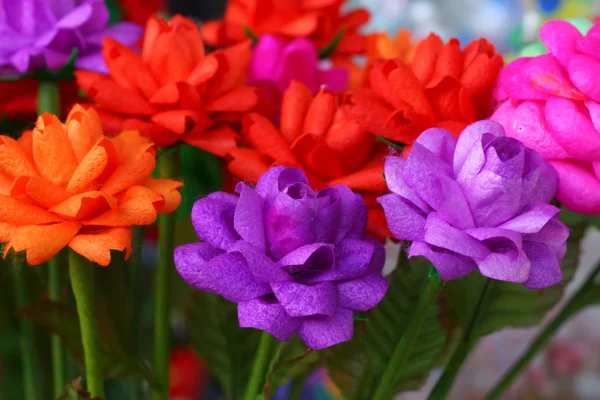 Flower from silk cocoon — Stock Photo, Image