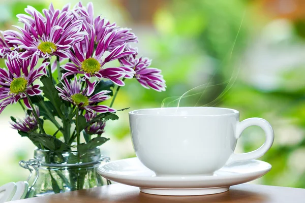 Koffie in de ochtend — Stockfoto