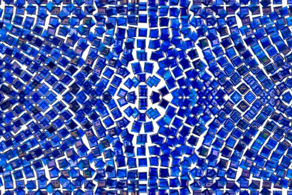 Mosaico blu — Foto Stock