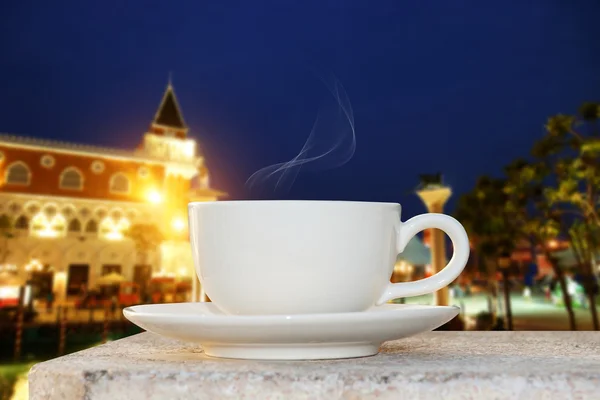 Coffee in the evening — Stock Photo, Image