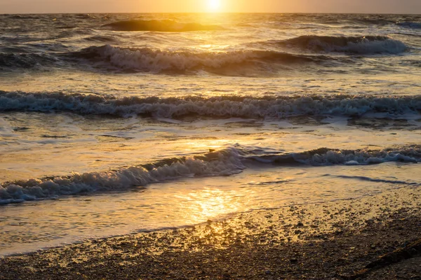 Puesta de sol y playa — Foto de Stock