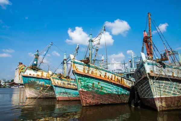 Old fishing boats — Stock Photo, Image