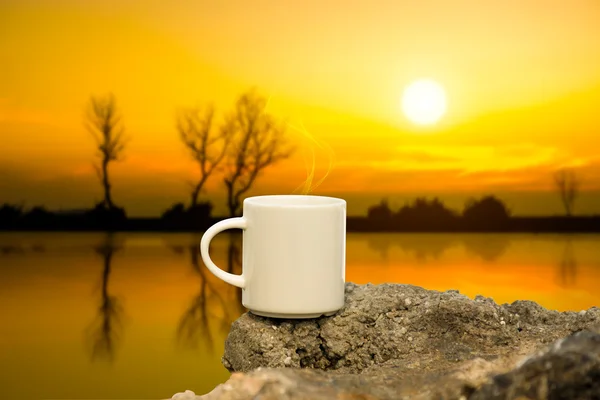 Koffie in de ochtend — Stockfoto