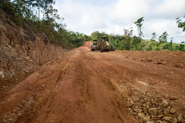 Straße wird neu gebaut. — Stockfoto