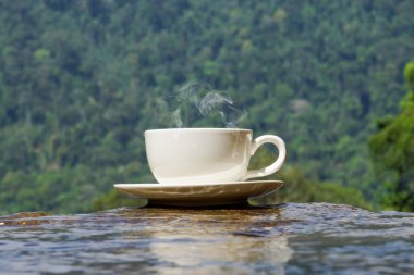 İçecekler ve şelaleler, buzlu kahve.