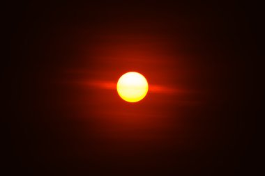 Göl günbatımı gökyüzü