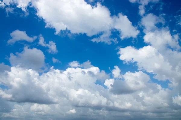 Cielo azul con blanco podría — Foto de Stock