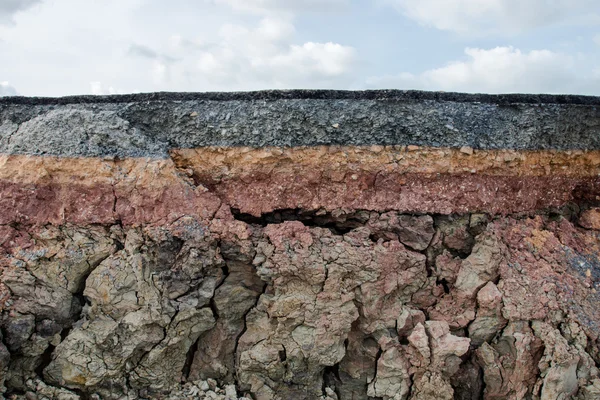 Die Eindämmung der Erosion durch Stürme. — Stockfoto