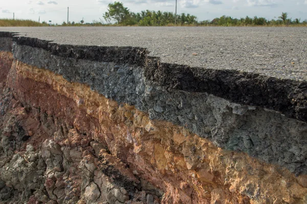 Die Eindämmung der Erosion durch Stürme. — Stockfoto