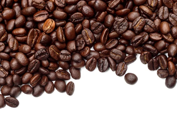 Coffee beans on the white background. — Stock Photo, Image