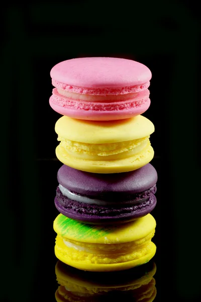 Färgglada macarons — Stockfoto