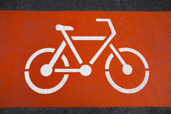 자전거 차선 — 스톡 사진