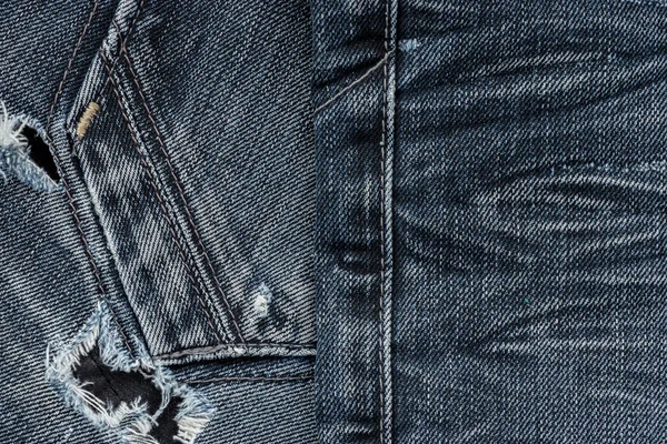 Velho fundo jeans — Fotografia de Stock