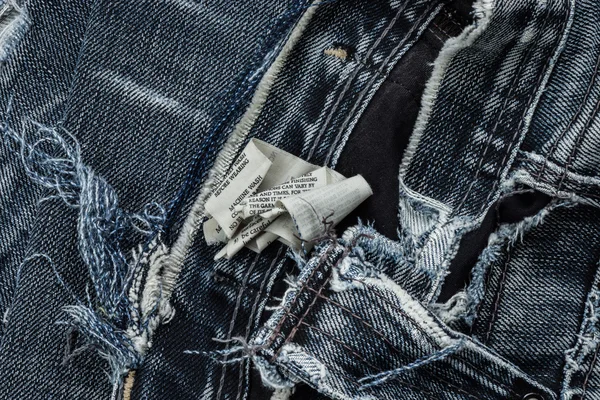 Old jeans background — Stock Photo, Image
