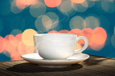 Soyut dairesel bokeh arkaplanı