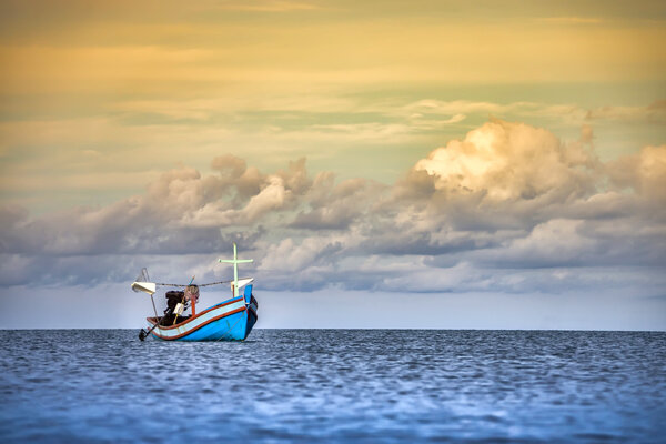 Fishing boats on the beach