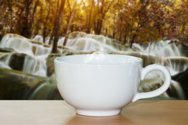 Sabahları sıcak kahve