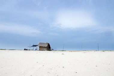 Fisherman's hut sahilde.