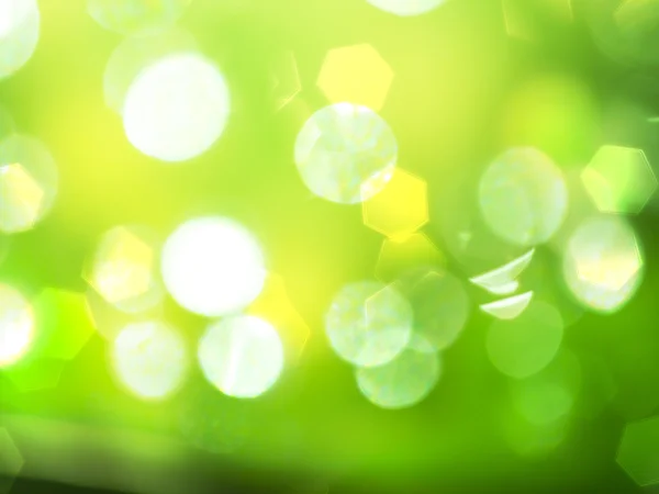 Bokeh abstracto sobre fondo verde . —  Fotos de Stock