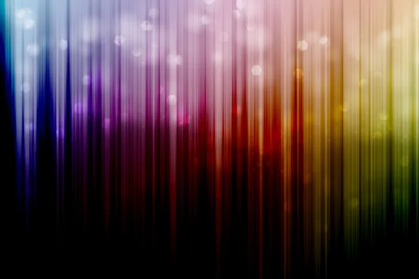 Spectrum abstrakta färgerna på den svarta bakgrunden — Stockfoto