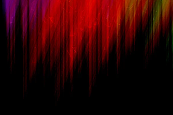 Spectrum abstracte kleur op de zwarte achtergrond — Stockfoto
