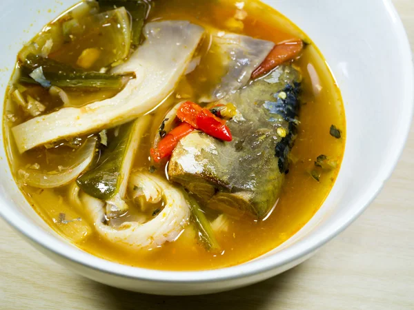 Spicy fish soup — Stock Photo, Image