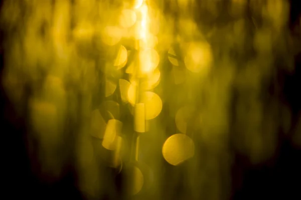 Abstrait flou defocus circulaire bokeh lumières fond — Photo