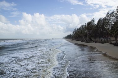 Dalgalar ve yaz aylarında Rüzgar.